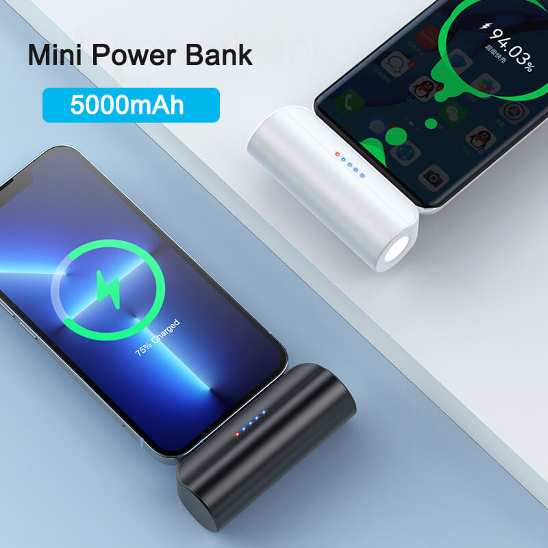Mini Carregador Portátil 5000mAh - Power Bank