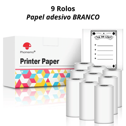Rolos de papel térmico para a Mini Print