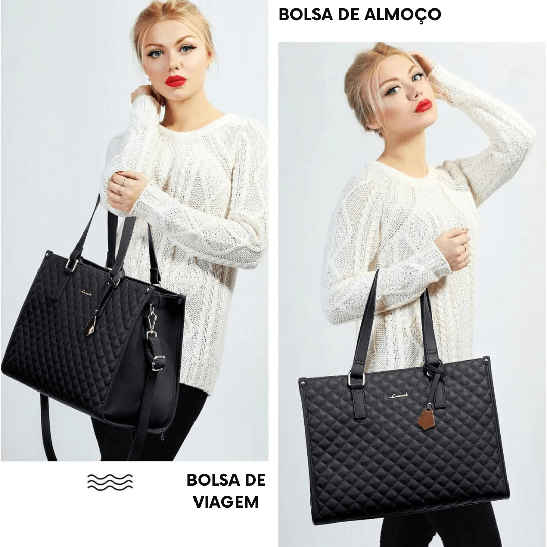 BOLSA COM COMPARTIMENTO PARA ALIMENTOS - FreshCarry + UMA CARTEIRA DE BRINDE!