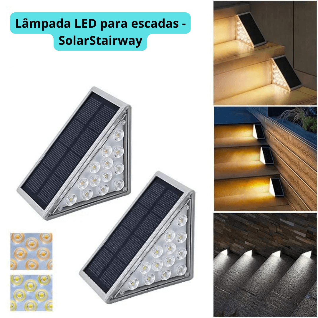 Lâmpada LED para escadas - SolarStairway