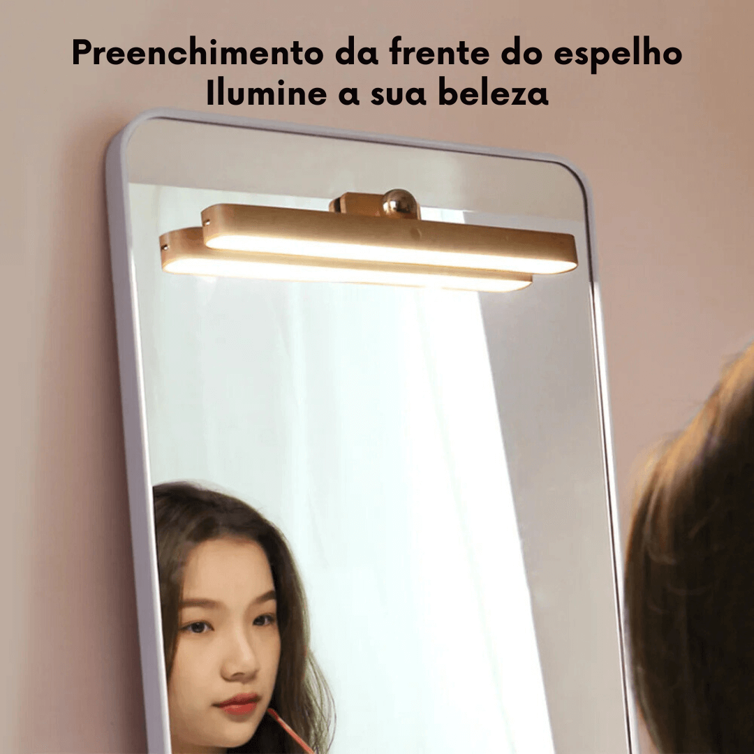 Luminária Giratória 360° – Iluminação Perfeita em Todos os Ângulos