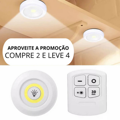 Kit de lâmpada de LED - Compre 2 e leve 4 (+ controle)