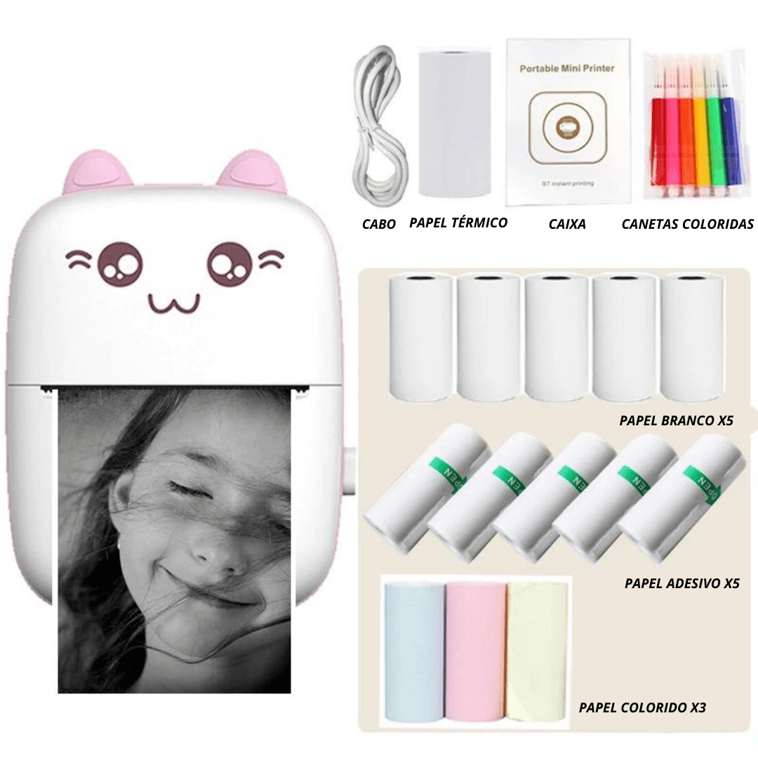 Mini Impressora Térmica - CatPrint
