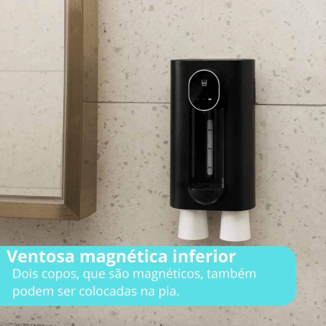 DISPENSADOR DE LISTERINE - DISPEMAX + 2 COPOS DE BRINDE!