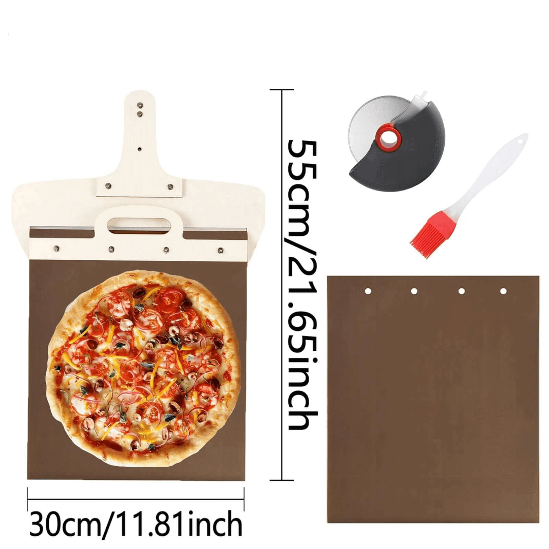 DESLIZANTE DE PIZZA - Sliding Spatula + KIT para Pizza