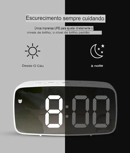 Relógio Digital Led de Mesa - Alarme Digital