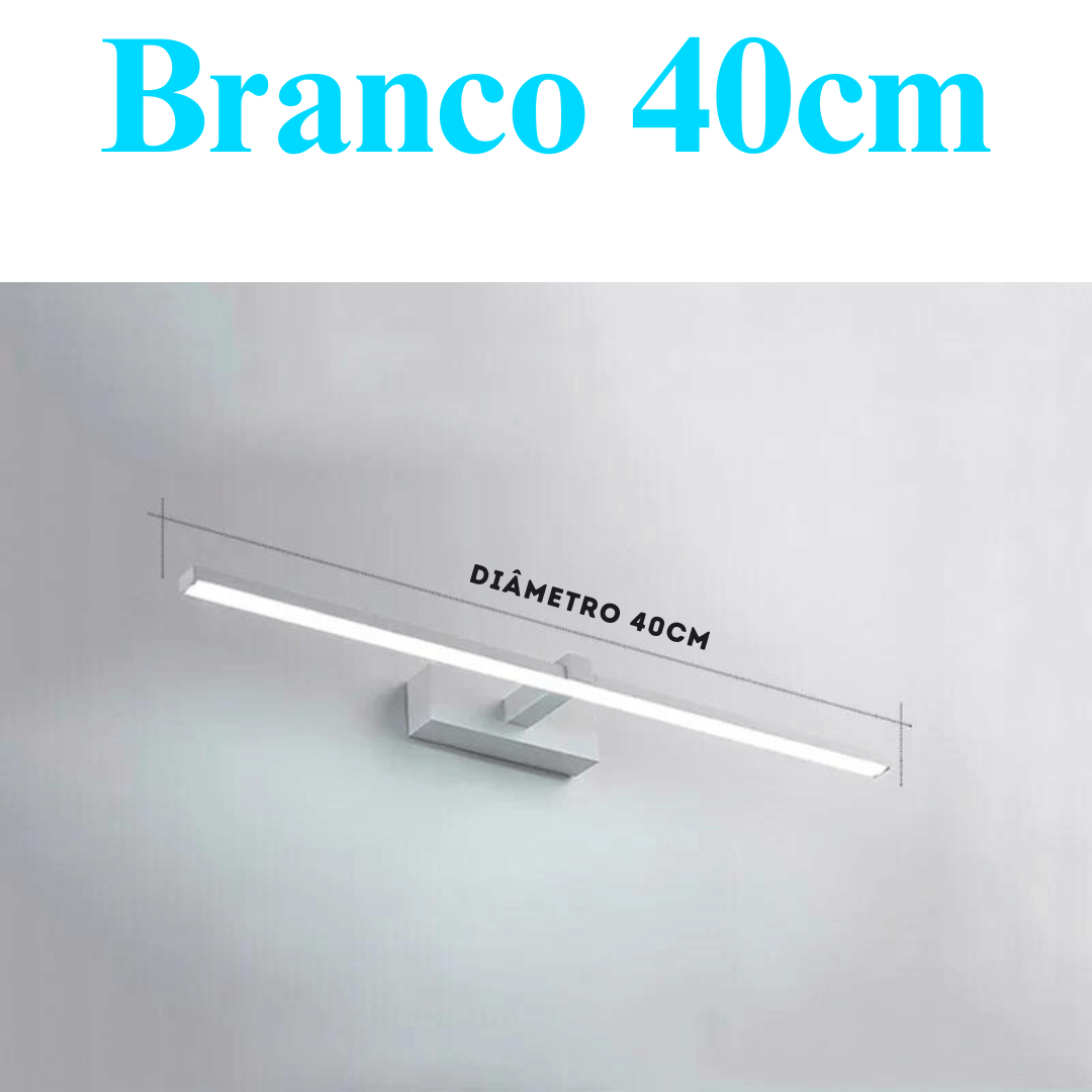 Luminária para Espelhos com Iluminação LED - Destaque Perfeito