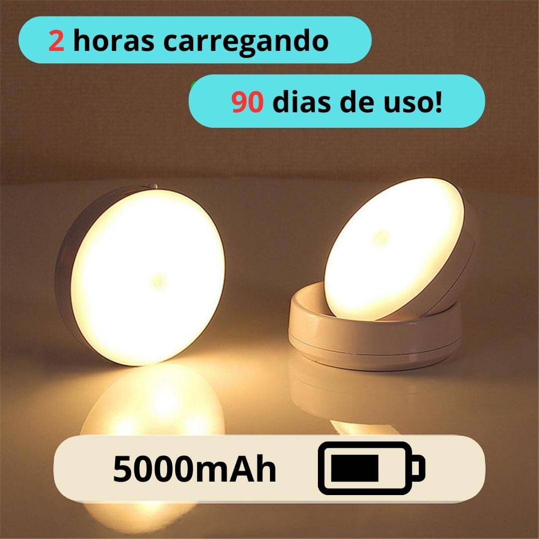 Lâmpadas Noturnas de Parede 360°