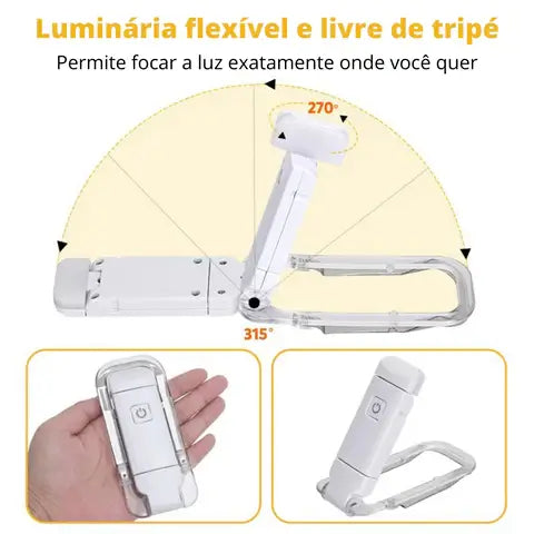 Luminária Para Leitura - Luz do Conhecimento