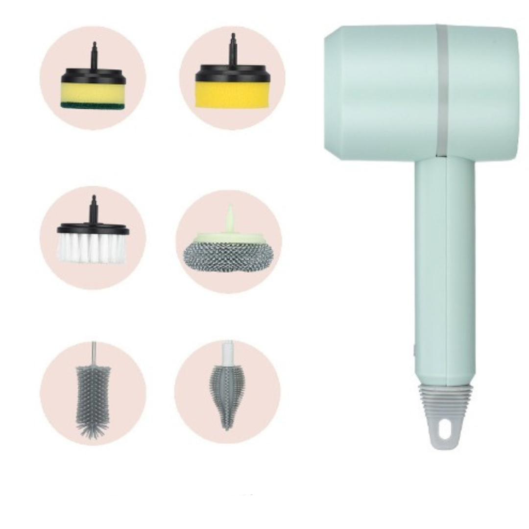 Escova de limpeza Elétrica Portátil 4 em 1 - CleanPro