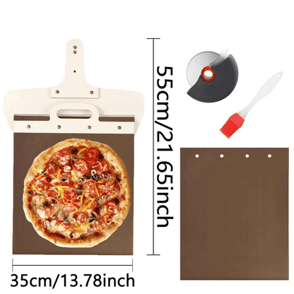 DESLIZANTE DE PIZZA - Sliding Spatula + KIT para Pizza