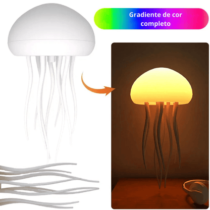 LÂMPADA NOTURNA MODELO ÁGUA-VIVA - Jellyfish Glow