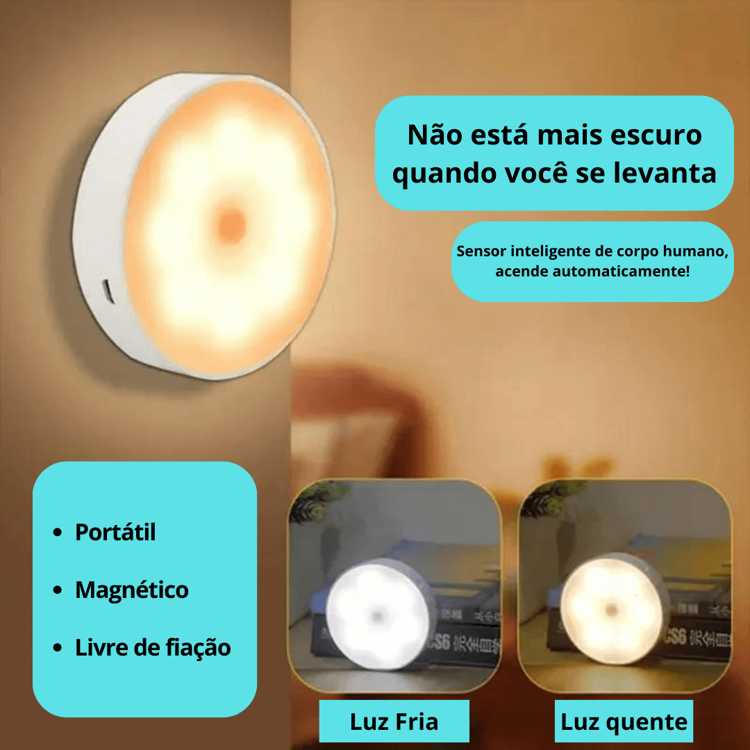 Lâmpadas de LED com sensor de presença