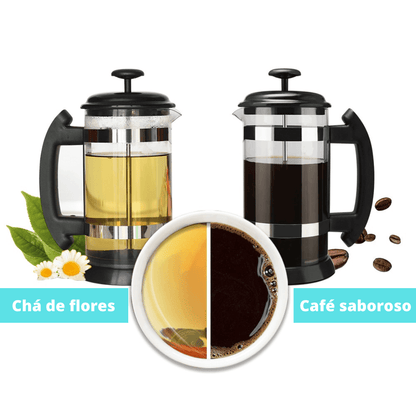 CAFETEIRA COM PRENSA FRANCESA - CoffeeMax