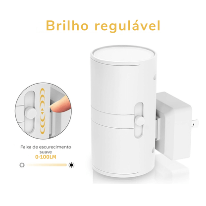 LUMINÁRIA NOTURNA PARA TOMADAS - Luz Suave