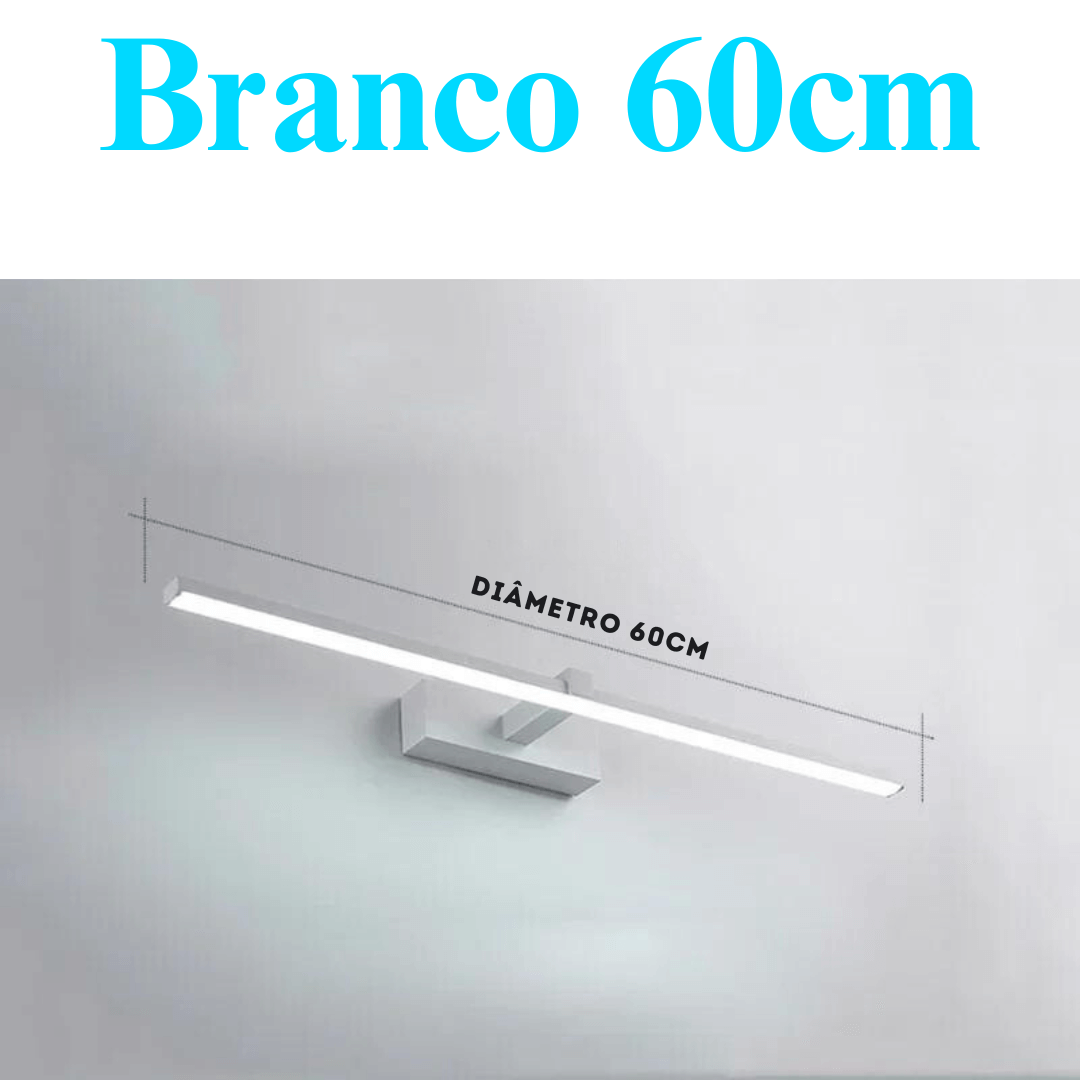Luminária para Espelhos com Iluminação LED - Destaque Perfeito