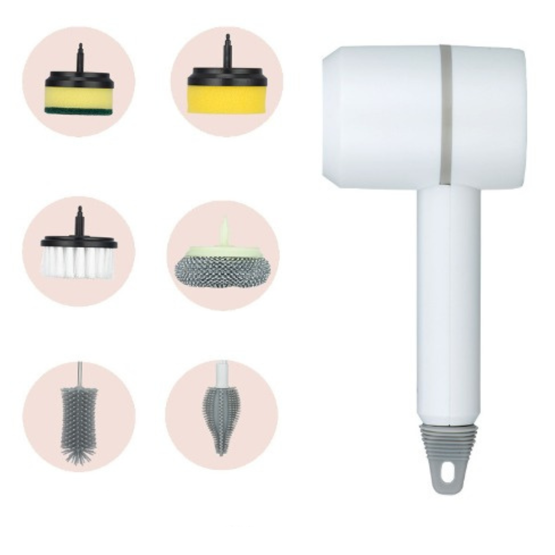 Escova de limpeza Elétrica Portátil 4 em 1 - CleanPro