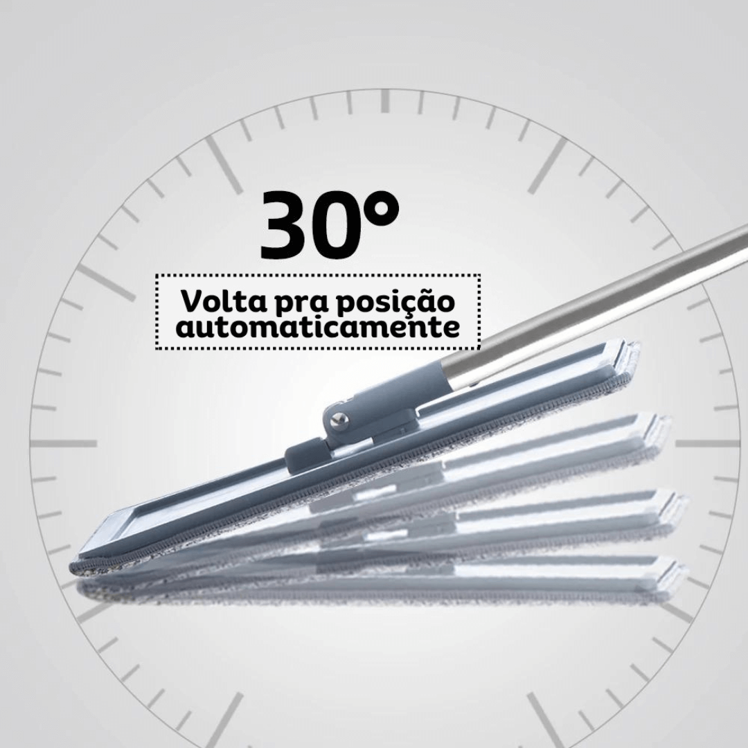 Mop Flat Esfregão | Rodo Inteligente de Limpeza