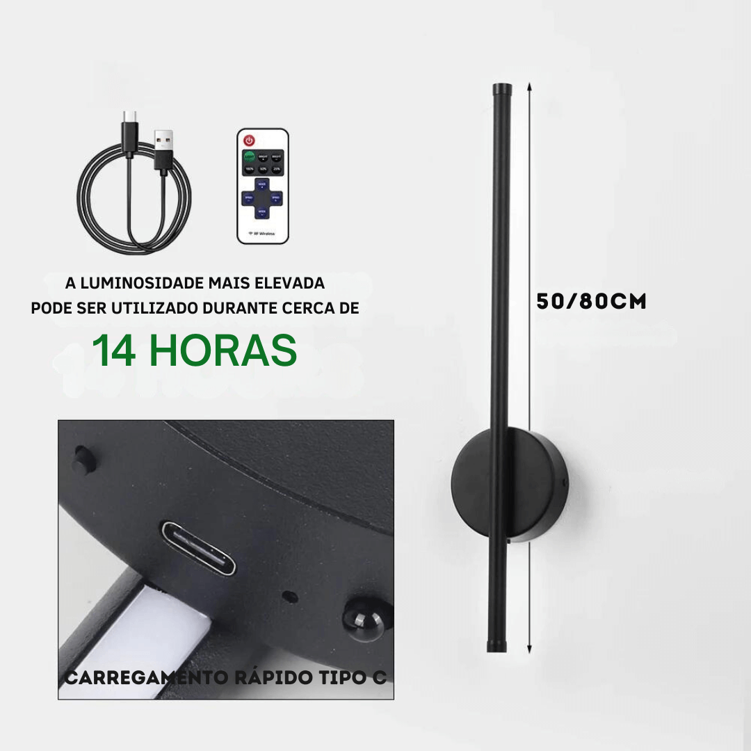 LUMINÁRIA MODERNA DE PAREDE - ModernLamp