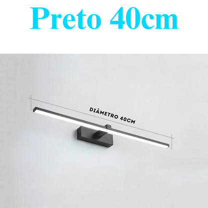 Luminária para Espelhos com Iluminação LED - Destaque Perfeito
