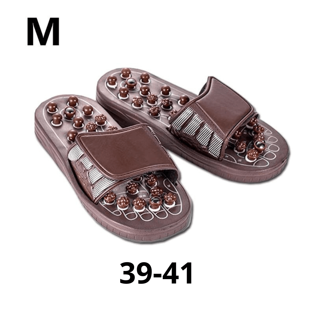 Chinelos de acupuntura para massagem nos pés