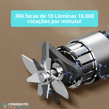 Mini Blender Liquidificador Portátil Recarregável USB - Juice Maker