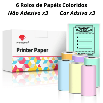 Rolos de papel térmico para a Mini Print