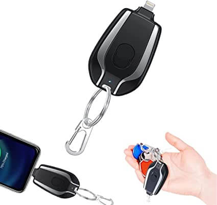 Mini carregador portátil chaveiro