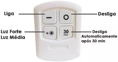 Kit de lâmpada de LED - Compre 2 e leve 4 (+ controle)