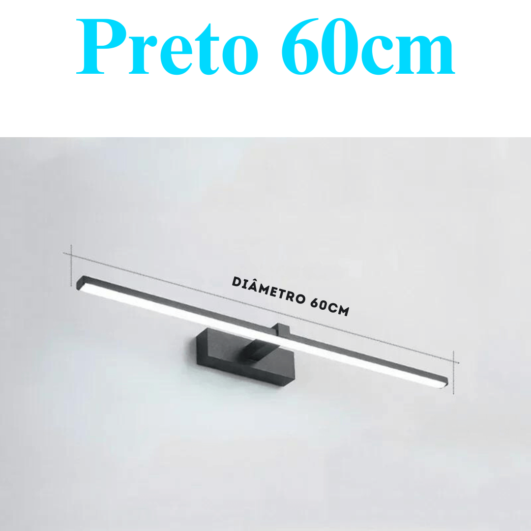 Luminária para Espelhos com Iluminação LED - Destaque Perfeito
