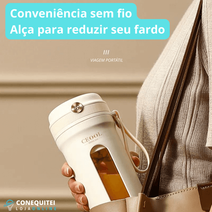 Mini Blender Liquidificador Portátil Recarregável USB - Juice Maker