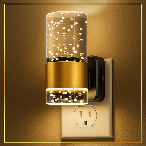 LUMINÁRIA NOTURNA PARA TOMADAS - Luz Suave