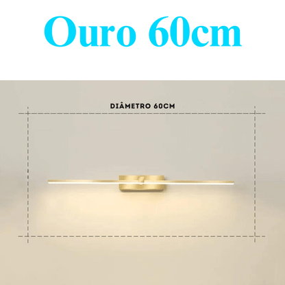 Luminária para Espelhos com Iluminação LED - Destaque Perfeito