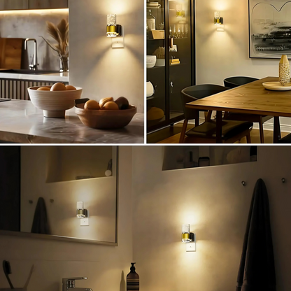 LUMINÁRIA NOTURNA PARA TOMADAS - Luz Suave