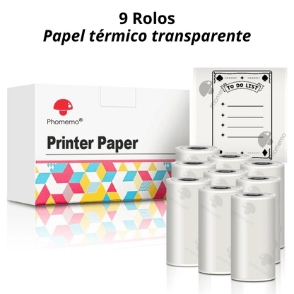 Rolos de papel térmico para a Mini Print