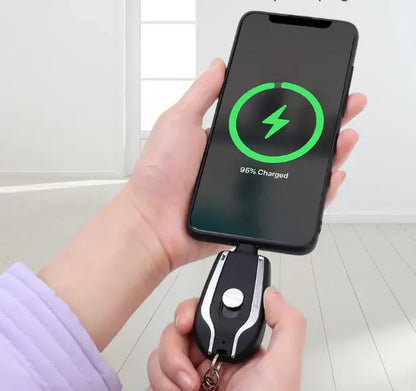 Mini carregador portátil chaveiro