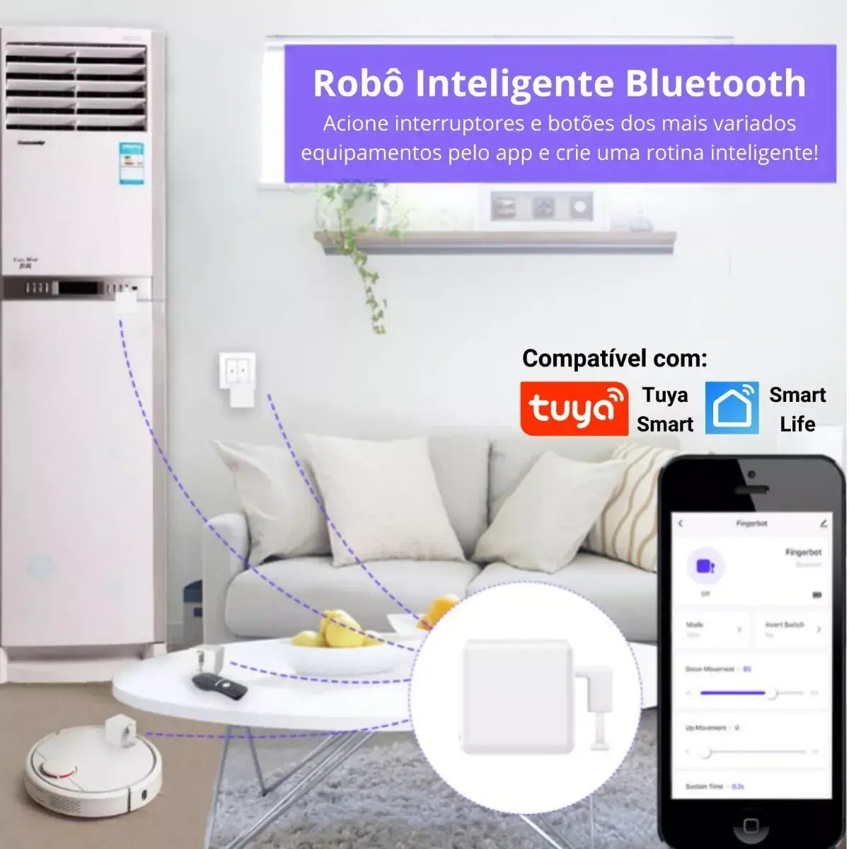 Robô Interruptor Inteligente - Fingerbot Plus