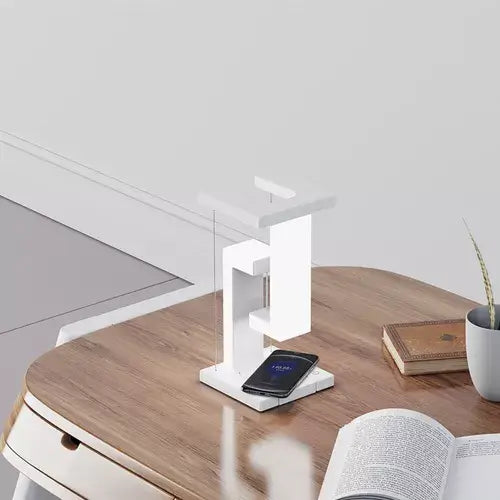 Lâmpada Noturna Anti-Gravidade LED e Carregador Sem Fio!