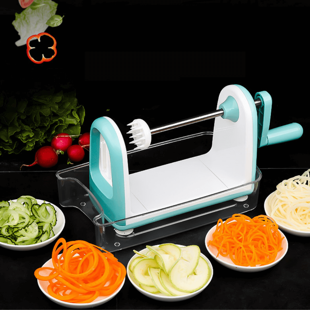 Cortador Espiral Fatiador e Ralador 5 Em 1 - EspiralMax