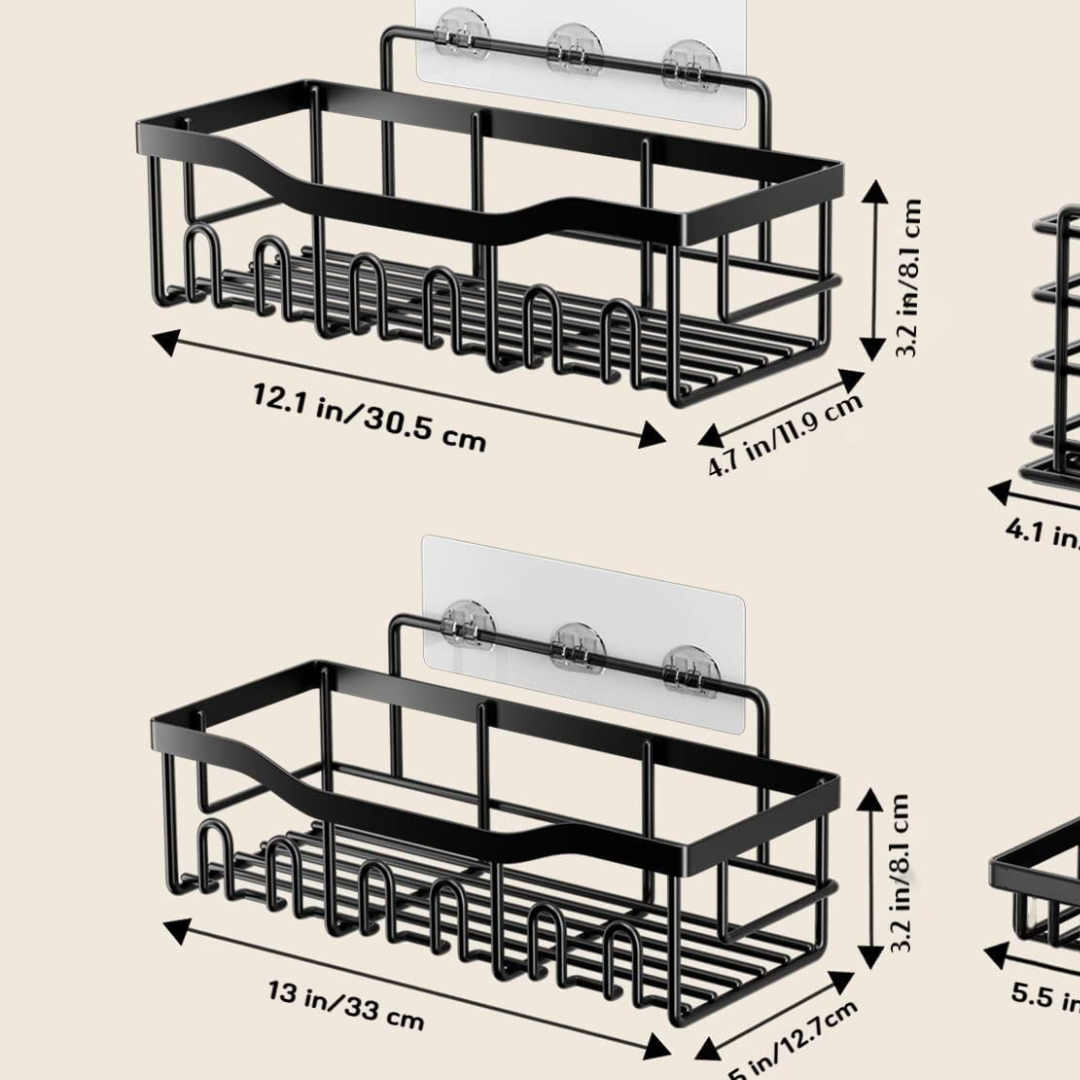 kit de Prateleira para Banheiro Sem broca - Suport waralis (COMPRE 1 LEVE 2)