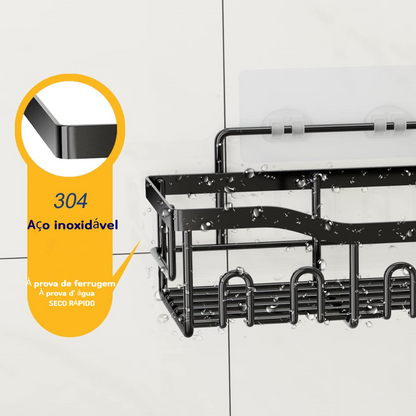 kit de Prateleira para Banheiro Sem broca - Suport waralis (COMPRE 1 LEVE 2)