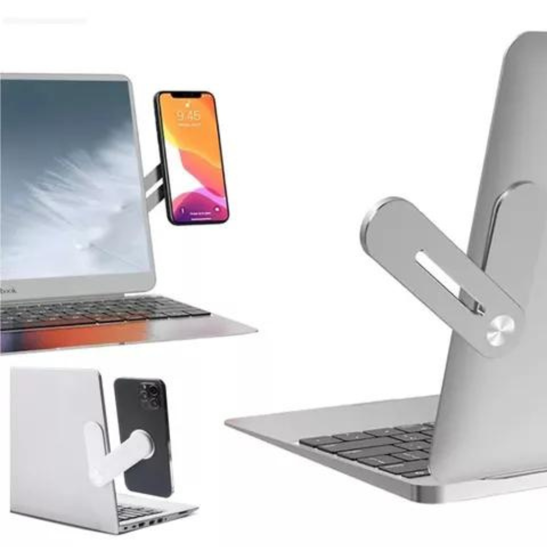 Suporte de celular magnético para notebook