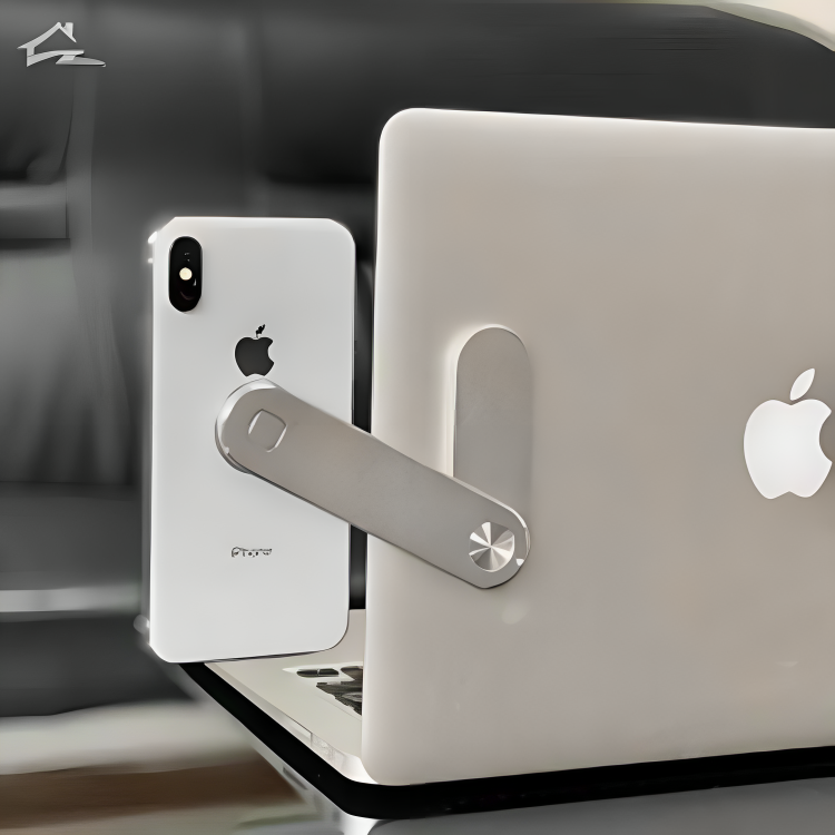 Suporte de celular magnético para notebook