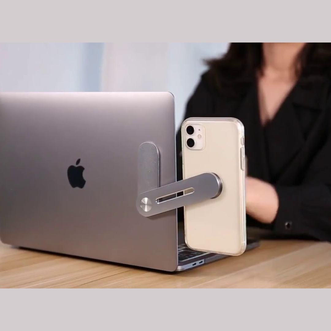Suporte de celular magnético para notebook