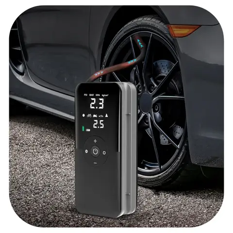 Mini Bomba de Ar Recarregável - Compressor Digital