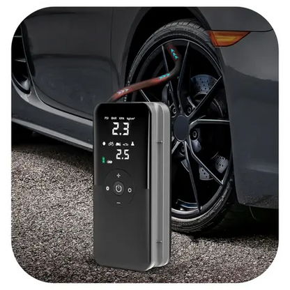 Mini Bomba de Ar Recarregável - Compressor Digital