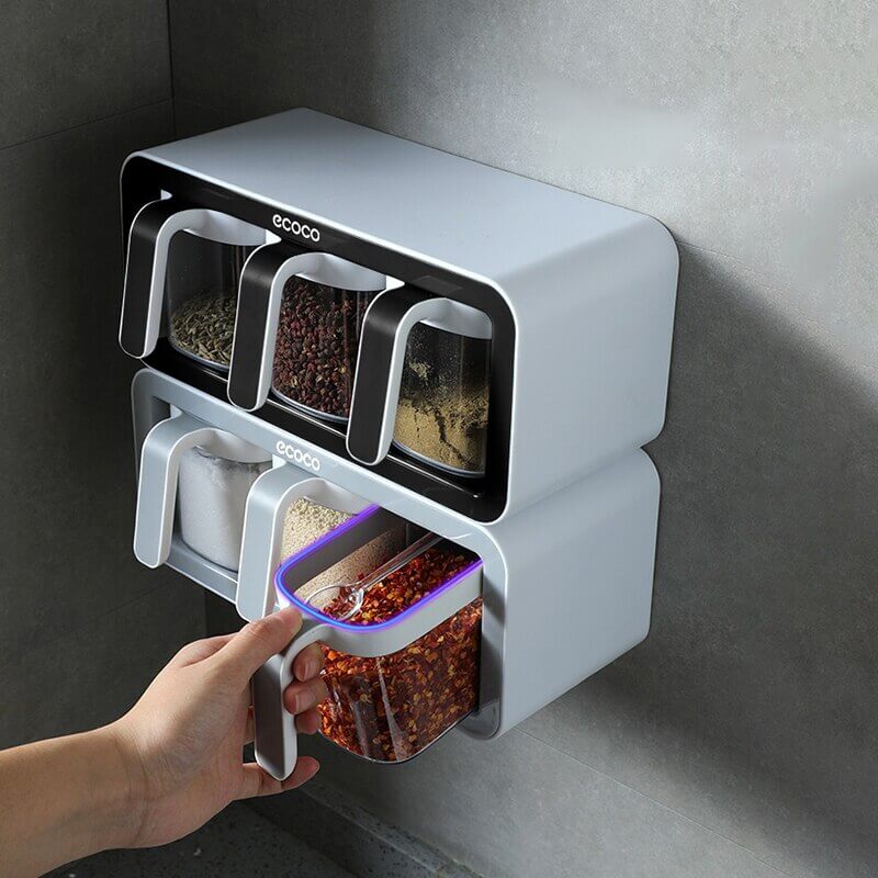 Suporte de parede para temperos - EcocoMax