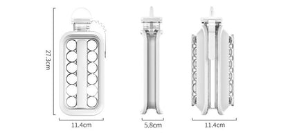 Forma De Gelo 2 Em 1 - Garrafa ICE BALL