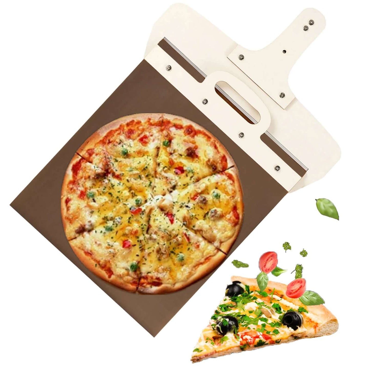 DESLIZANTE DE PIZZA - Sliding Spatula + KIT para Pizza