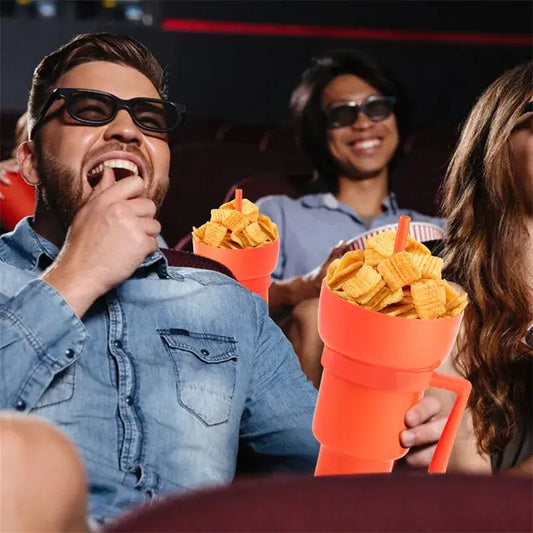 Copo Multifuncional Para Lanches 2 em 1